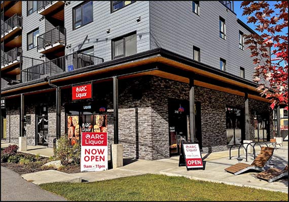 pic of Arc Liquor Store in Revelstoke