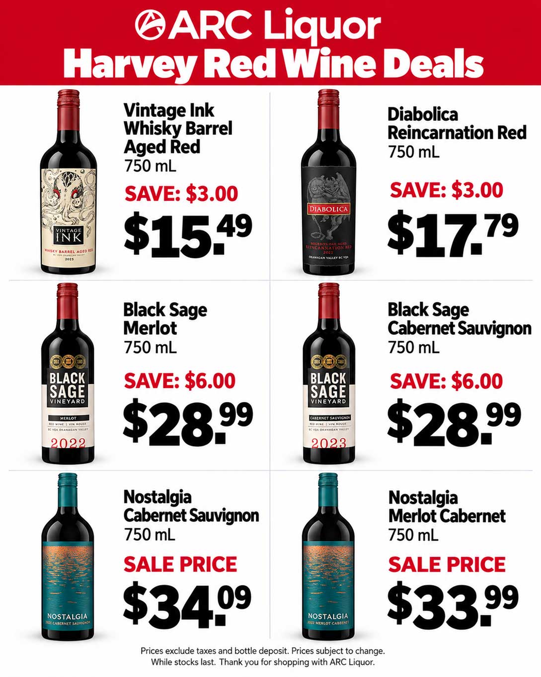 ARC Liquor discounted offers