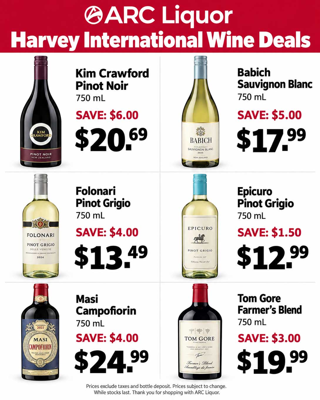 ARC Liquor discounted offers