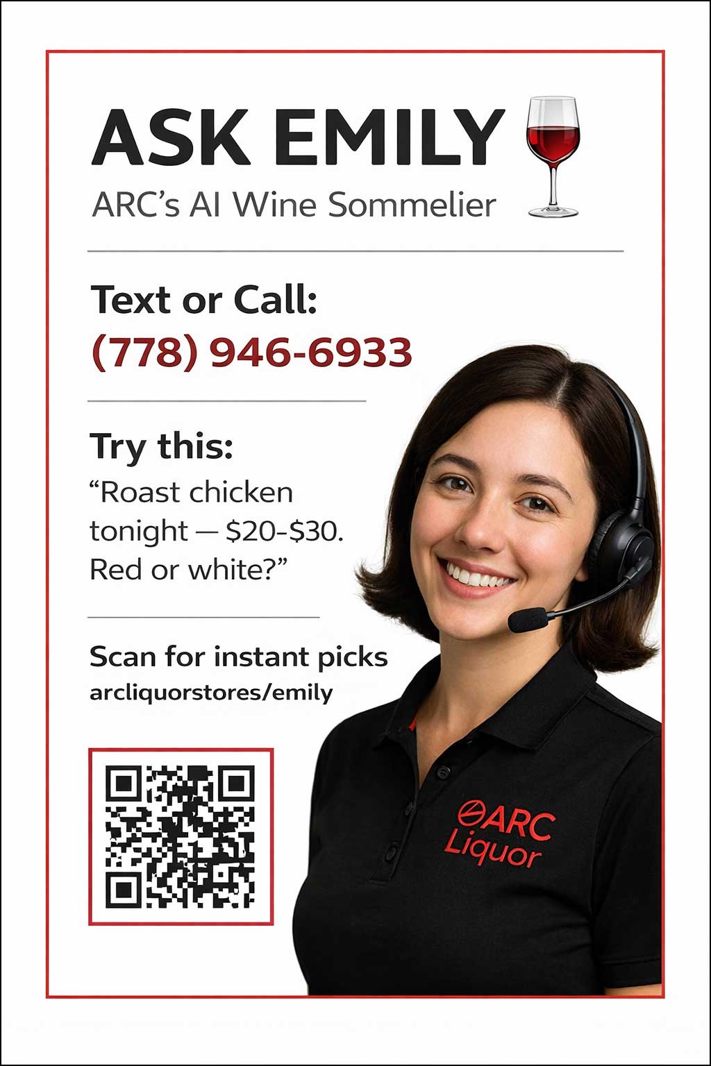 image of Emily as a Shelf Talker.