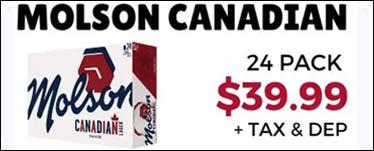Molson Canadian 24 Pack