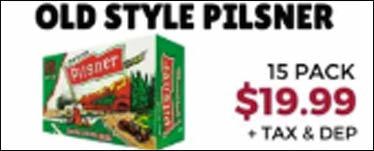 Old Style Pilsner 15 Pack