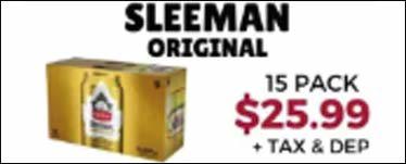 Sleeman Original 15 Pack